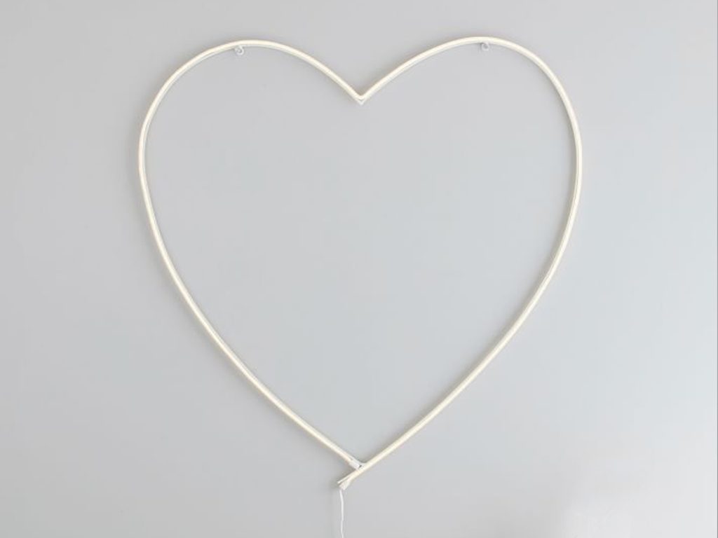 Led sign heart large