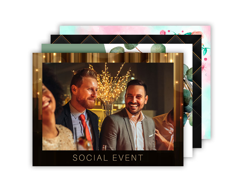 Social event instant photo magnet preview 02