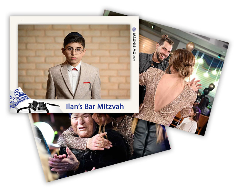 Bar mitzvah instant photo magnet preview 00