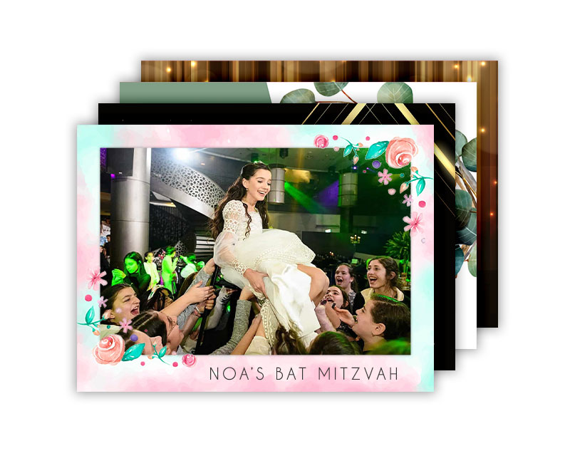 Bat mitzvah instant photo magnet preview 01