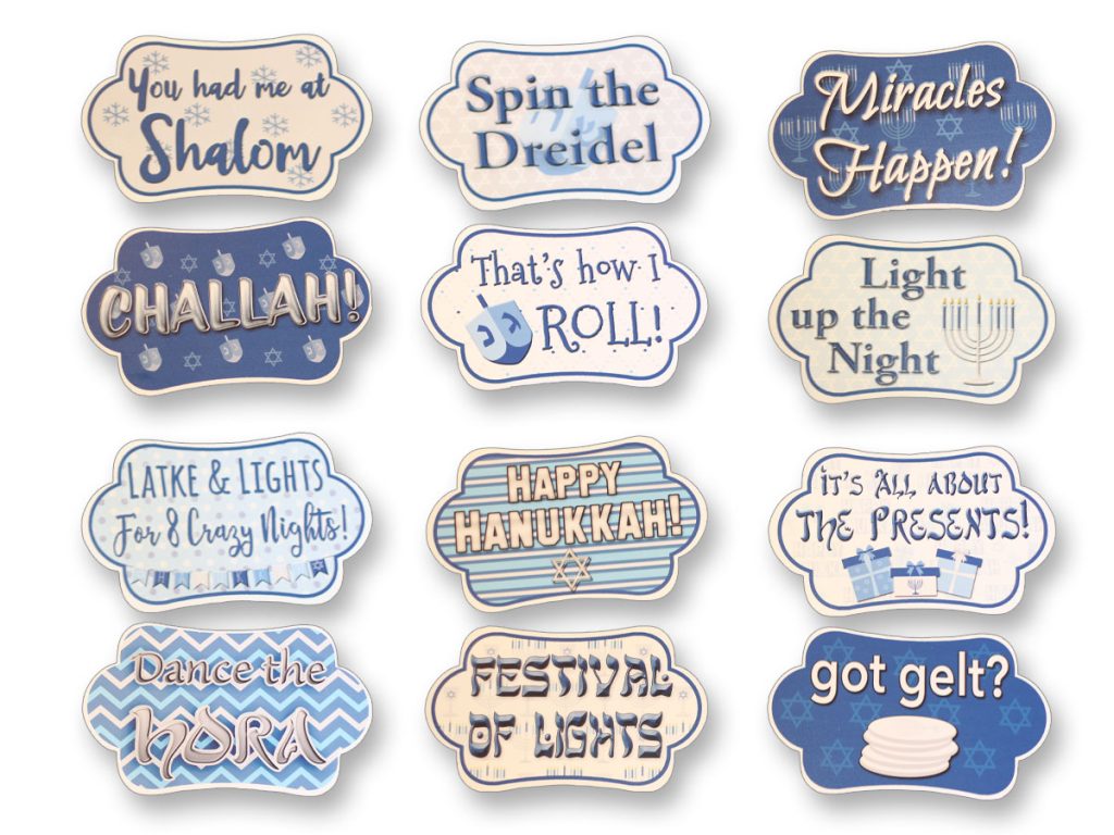 Hanukkah props