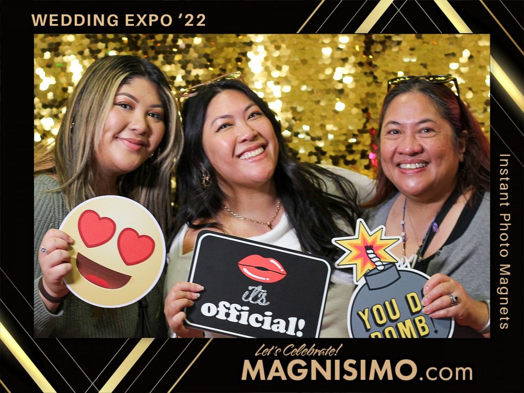 Wedding expo 2022 orange county photo magnets