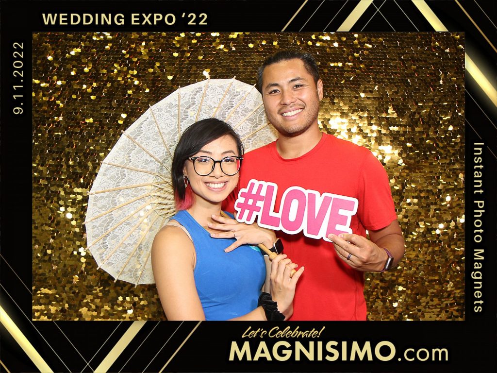 Photo magnets at oc wedding expo 2022