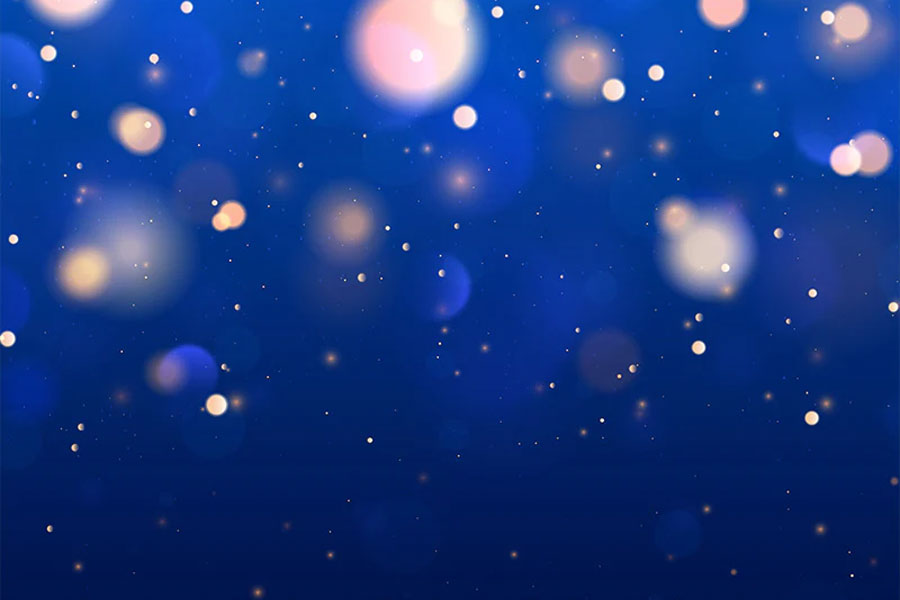 Backdrop bokeh blue