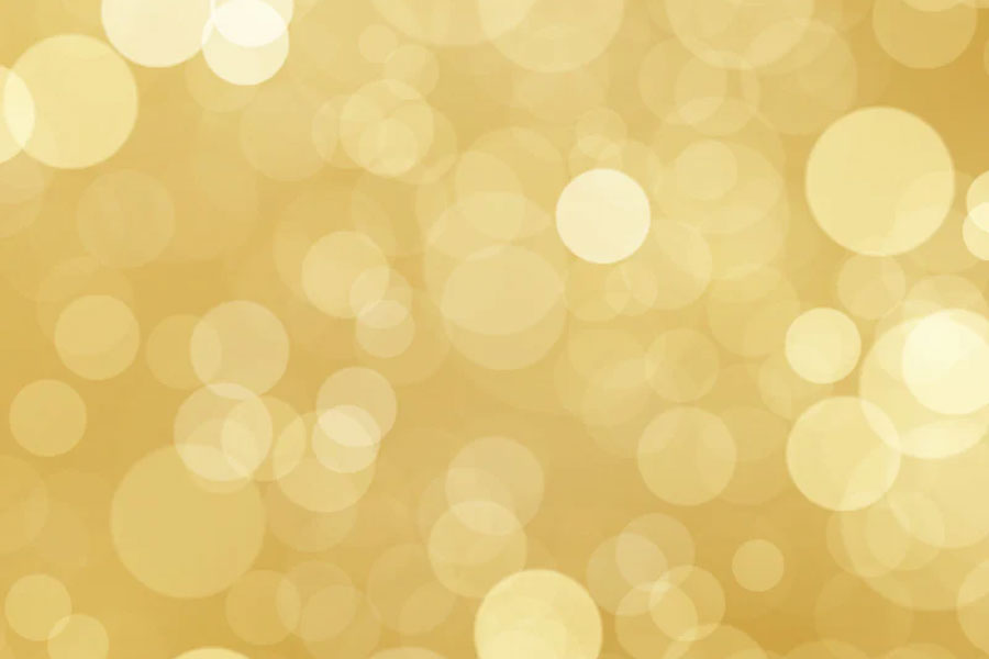 Backdrop bokeh gold