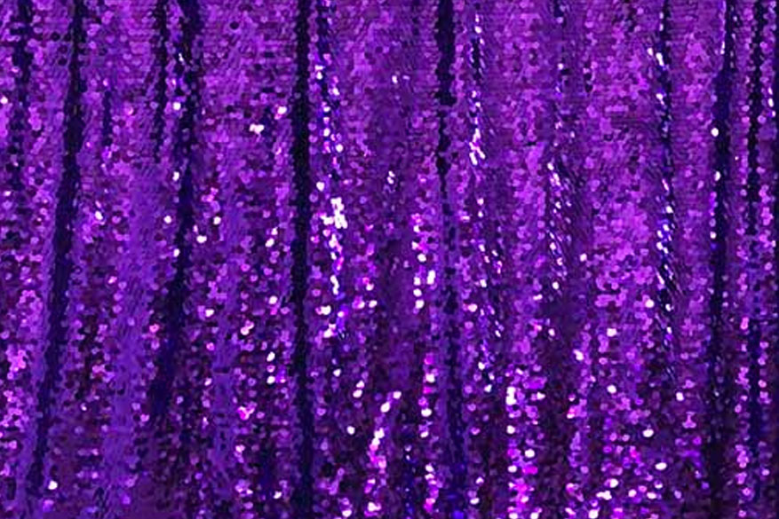 Deep purple luxe sequin